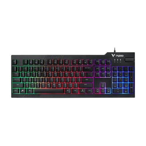 كيبورد كيمنك سلكي رابو موديل VPRO V50S اضائة RGB لون اسود