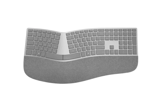  كيبورد مايكروسوفت بلوتوث اللاسلكي المريح (Ergonomic ) موديل 3RA-00001، اللون الرمادي