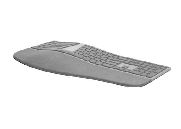  كيبورد مايكروسوفت بلوتوث اللاسلكي المريح (Ergonomic ) موديل 3RA-00001، اللون الرمادي