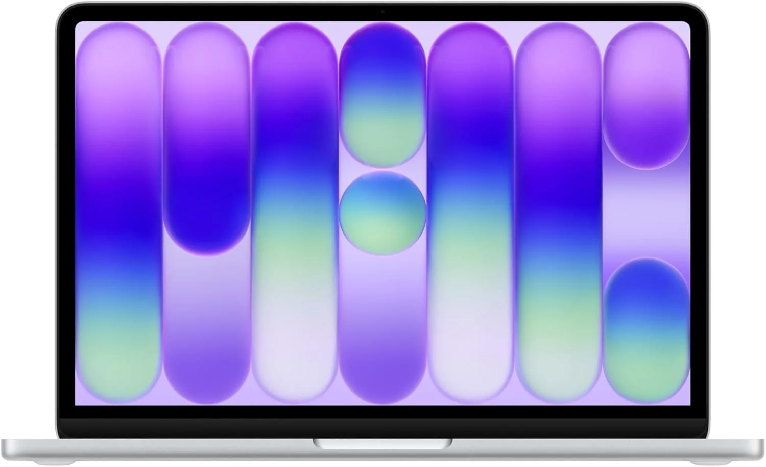 ماك بوك نيو 13 إنش (2026) بمعالج A18 Pro المخصص للذكاء الاصطناعي وApple Intelligence، شاشة Liquid Retina، ذاكرة موحدة 8GB، تخزين SSD بسعة 256GB، كاميرا FaceTime HD بدقة 1080p، باللون الفضي أو الأزرق.