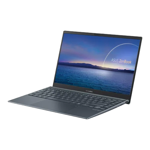 لابتوب ASUS ZenBook UX325E بشاشة 13.3 بوصة FHD، معالج Intel Core i7-1165G7 بسرعة 2.80GHz، ذاكرة 8GB RAM، وحدة تخزين SSD سعة 512GB.